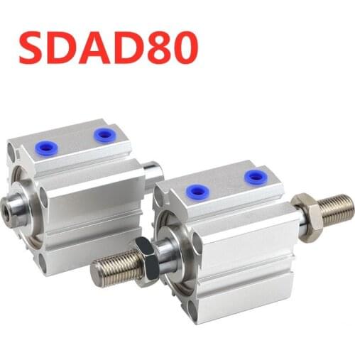 Double-out thin cylinder SDAD Double-headed SDAD80X5X10X15X20X25X30X35X40X45X50X75-B