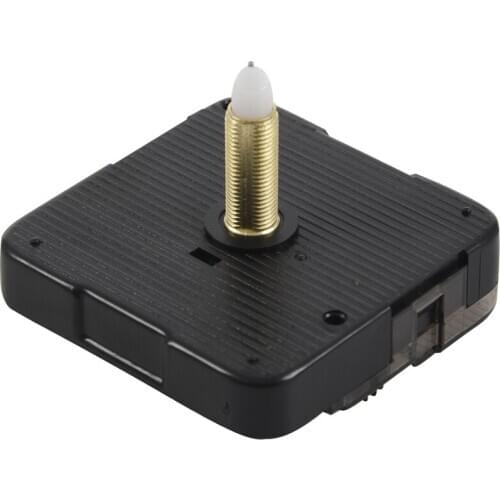 Long Spindle Clock Mechanism Movement, 3/ 5 Inch Maximum Dial Thickness, 1-1/ 10 Inch Total Shaft Length