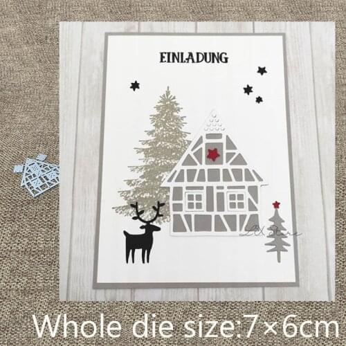 New Design Craft Metal Cutting Dies geometrical house decoration scrapbook die cuts Album Paper Card Craft Embossing die cuts