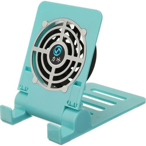 Mini Fan Cooling Desktop Phone Holder Foldable Heat Dissipation Lazy Stand for Samsung