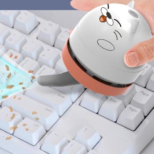 Mini Animal Desktop Vacuum Cleaner Desktop Coffee Table Vacuum Cleaner Dust Collector For Home Office Desktop Cleaning Tool