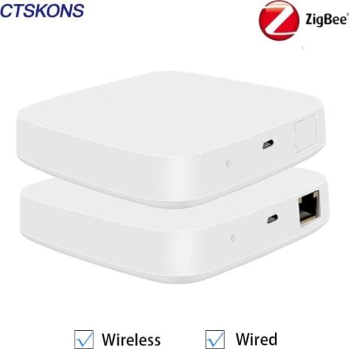 Zigbee gateway/Zigbee smart home/Can be remotely controlled via Tuya/Smart Life, Zigbee device can be used with Alexa Google