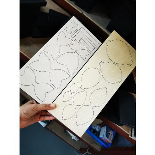 Bow cutting die SMR-BOW0008-multi 2"+3"+4"+4.5"+5"+6"