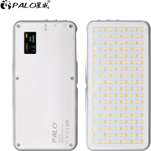 WEIHE DSLR Camera LED Video Light With Cold Shoe RGB Filter Vlog Fill Light On-Camera Photography Studio Light