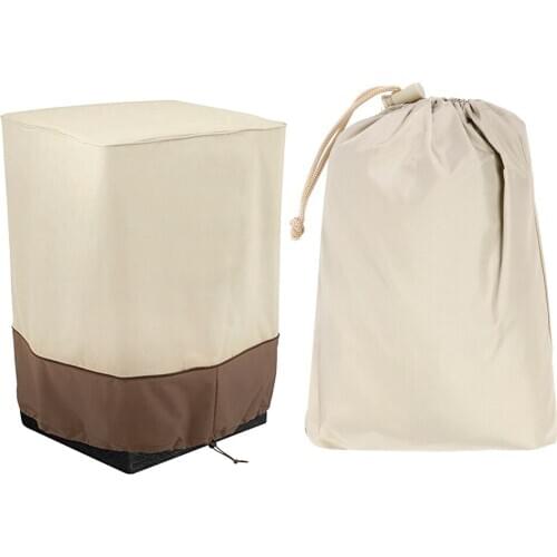 Universal in all seasons 210D silver coating Oxford cloth Dustproof Waterproof Sun Shade Fire Column Protective Cover Protector