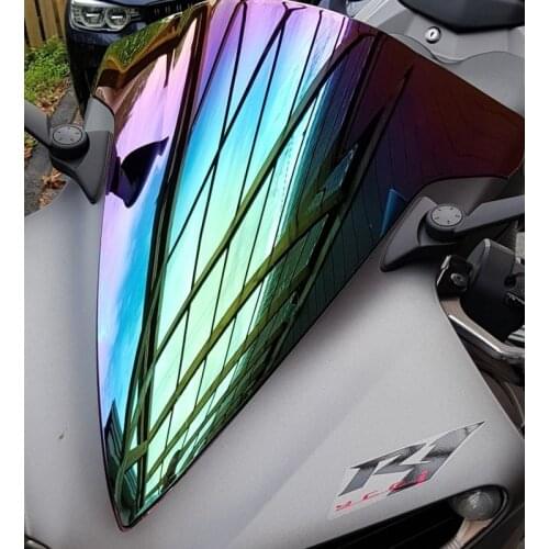 Windscreen For 2009 2010 2011 2012 2013 2014 Yamaha YZF-R1 YZF R1 1000 Wind Screen Deflectors Windshield Smoke Iridium