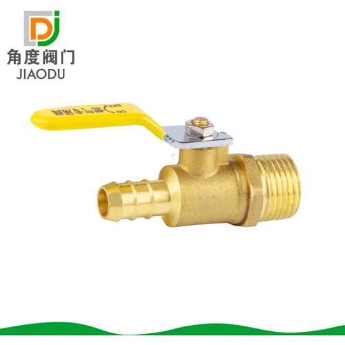 Brass valve copper ball valve outside the wire long handle gas nozzle valve DN15 gas ball valve