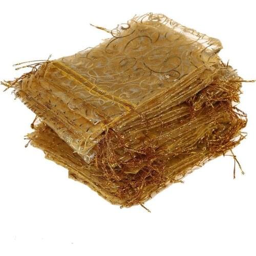 100Pcs Drawstring Eyelash Pattern Gift Bags Candy Storage Bag Gift Pouch Wedding Party Festival Jewelry Packaging Bags