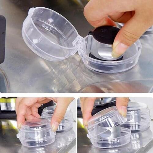 2/4pcs Gas Switch Protection Cover Knob Switch Protector for Kitchen Gas Stoves S55