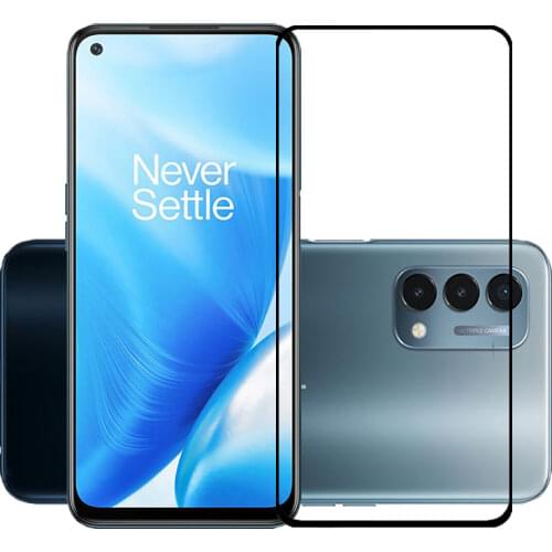 2.5D 9H Premium Tempered Glass Full Coverage Screen Protector Protective Film for OnePlus Nord N200 5G/Nord N10 N100 9 8 7 6