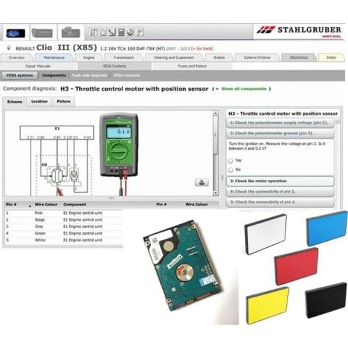 2021 Hot Sale Automotive Vivid Workshop DATA 2018.01v( (Atris-Technik) Europe Repair Software+ Atris Parts Catalog 80gb HDD