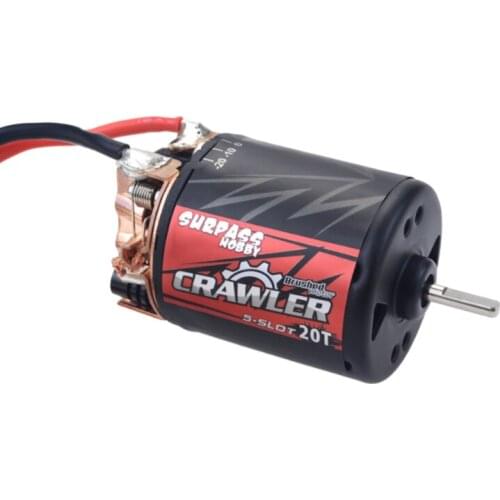 540 20T Brushed Motor Waterproof 5-Slot for Tamiya Kyosho TRAXXAS WLtoys 1/10 RC Car