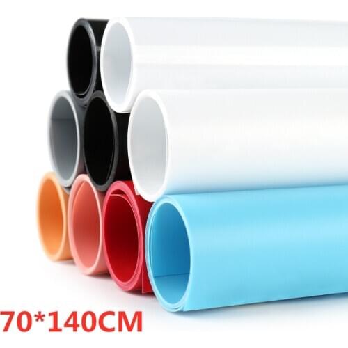 70*140cm/2.3*4.6ft Solid Color Matt Frosted PVC Background Plate Photography Backdrop Background Cloth Waterproof Anti-wrinkle