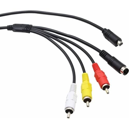 AV A/V TV Video Cable Cord Lead For Sony Camcorder Handycam DCR-DVD755E DCR-DVD7E DCR-DVD803 DCR-DVD803E