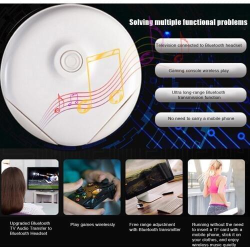 Wireless Commuinication Adapter Audio Transmitter for Computer PC Headphone NK-Shopping