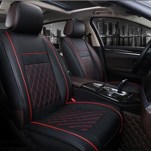 1 Piece Waterproof Car Seat Cover Universal Leather Auto Front Seat Cushion Protector Pad Mat Fit Most Car Accessories Interior