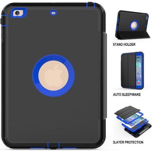 Sleep/Wake up Case for iPad Mini 1 2 3 EVA Foam Case Shockproof Kids Cover for iPad mini 1/mini 2/mini 3 tablets cover+pen