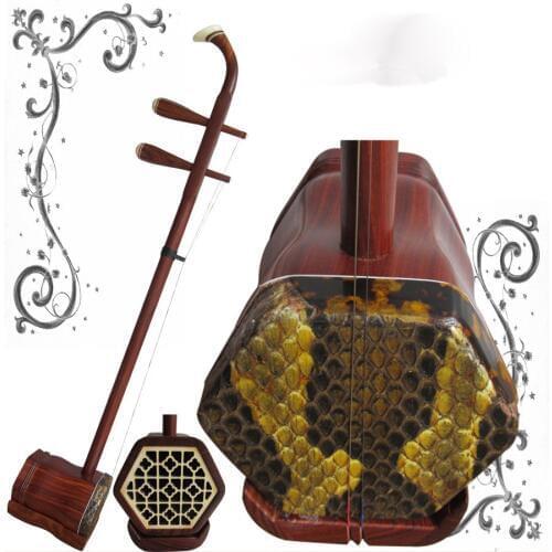 Chinese Erhu 2-Strings Violin Fiddle Stringed Musical Instrument With Case Bow Accessories