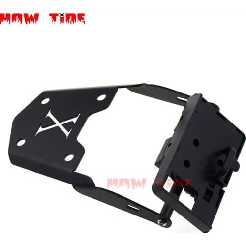 Motorcycle GPS Mobile Navigation Bracket with Adjustable Windshield for KAWASAKI VERSYS X300 X-300 X 300 Mounting Bar Kit