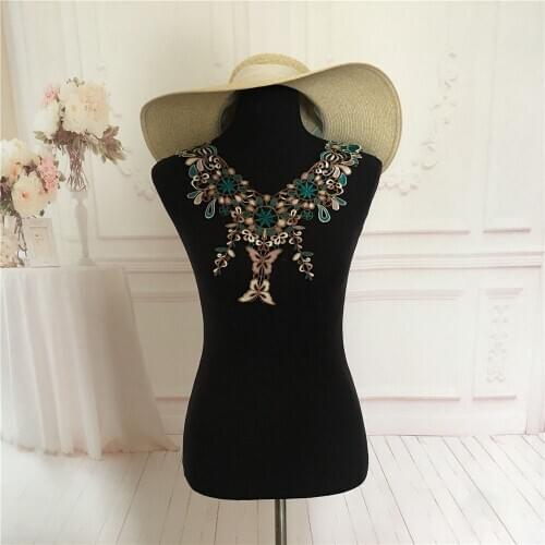 High Quality Hollow Lace Collar DIY Embroidery Lace Fabric Sewing Garment Craft Supplies Decoration Clothes Neckline Accessories