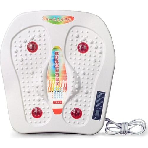 Far Infrared Heating Foot Massage Vibration Magnetic Therapy Spa Massager Electric Muscle Stimulator Health Care Parents Gift