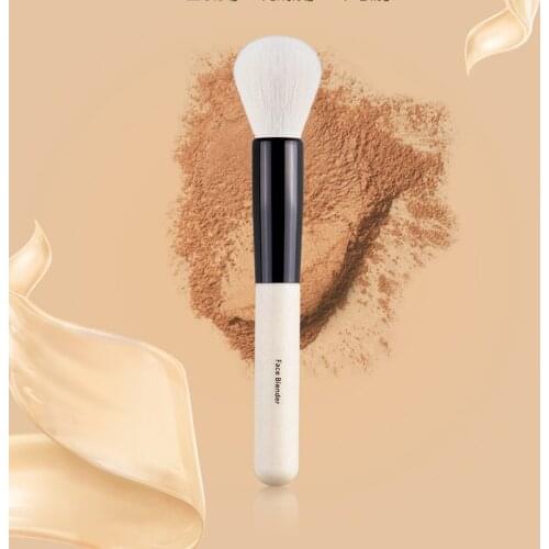 New Blusher Makeup Brush Blush Contour Bronzer Powder Brush High Quality White Goat Hair Makeup Brush Face Blende Makeup Tools