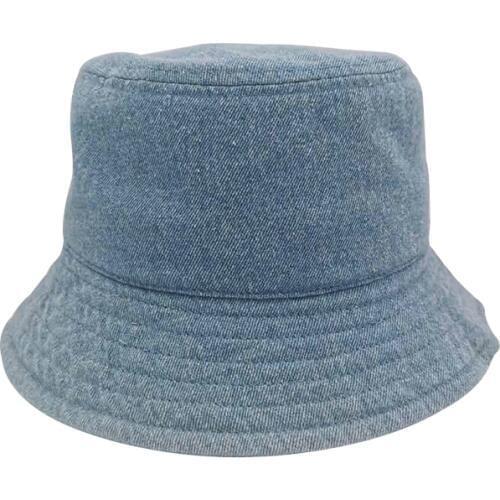 New Bucket Hat Summer Retro Ladies Light Blue Cowboy Hat Wide Brim Dome Bucket Hat Ladies Holiday Daily Casual Outdoor Hat