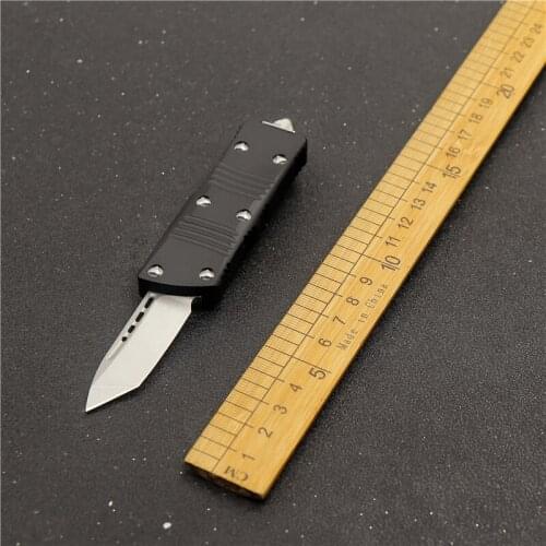 Outdoor Camping Folding Knife D2 Steel 6061 Aluminum Alloy Handle Sharp Mini Pocket Survival Knife EDC Hunting Knife Fruit Knife