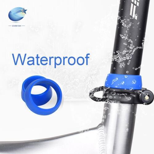 Mountain Bike Seat Post Rubber Ring Dust Cover Cycling Silicone Waterproof Bicycle Seatpost Protective Case Protective Ring