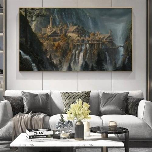 Modern Wall Art Movie Poster HD Print Landscape Oil on Canvas Paintings Wall Art Pictures for Home Living Room Decor Cuadros