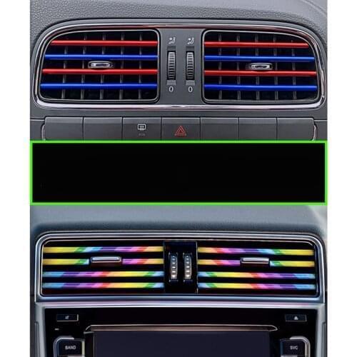 Car-styling 2021 New U Shaped DIY Air Vent Grille Decoration for Cadillac ATS BLS CTS XT4 XT5 ATSL XTS STS SRX Escalade auto