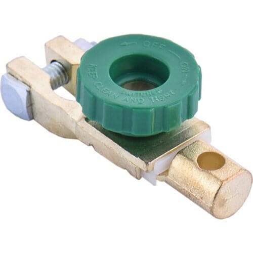 Universal Car Battery Switch Battery Terminal Link Switch Quick Cut-off Disconnect Protector RV Car Battery Power-off Switch