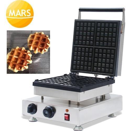 MARS Liege waffle maker machine 110v 220v Electric Belgian Belgium Waffle Iron Baker Machine Maker Mold