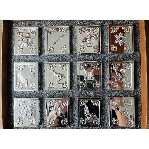 Saint Seiya Myth Cloth Silver Pandora Box Lizard, Crow, Perseus EAGLE Venatici Cetus PVC Action Toy Model 12pcs
