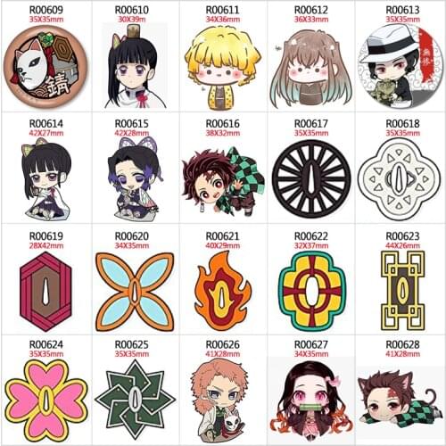 30pcs/lot japan Cartoon chracter Resin Flat Back for Hair Bows Planar Crafts for DIY Decoration