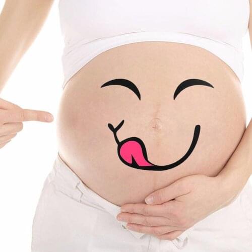 4pcs/set Pregnancy Photographs Belly Painting Photo Stickers Multi-color Maternity Accessories For Pregnant Women Random Color