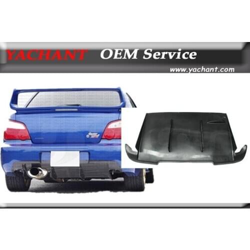 Car-Styling Fiber Glass FRP Rear Bumper Diffuser Fit For 2004-2007 Impreza WRX 8-9 STI GDB H Style Rear Diffuser