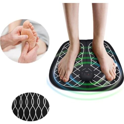 Physiotherapy Electric Foot Massager Pad EMS Pulse Foot Vibrator Feet Muscle Stimulator Foot Massage Pad Masajeador De Pies