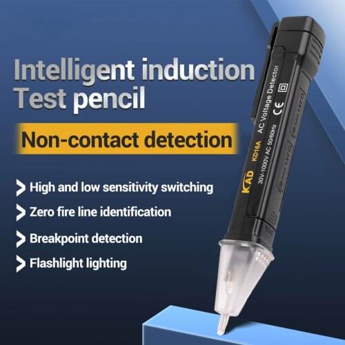 CAT III 1000V Intelligent Non-contact Pen Alarm AC voltage detector meter Tester Pen Sensor Tester