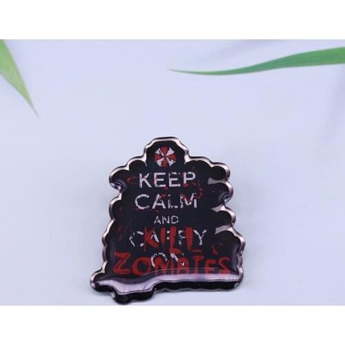 Keep Calm and Kill Zombies Pin
