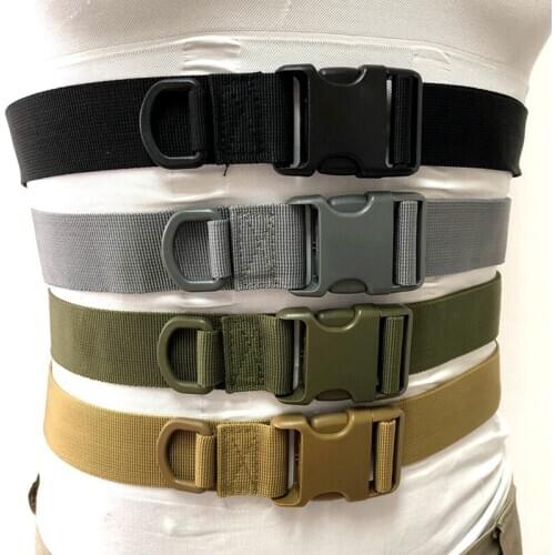 Multifunctional Tactical Waistband Outdoor Airsoft Paintball CS Game Men Belt Military Army Waistband 120cm