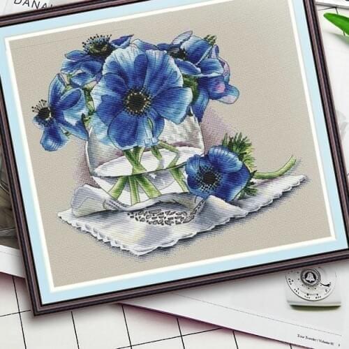 ZZ1594 DIY Homefun Cross Stitch Kit Packages Counted Cross-Stitching Kits New Pattern NOT PRINTED Cross stich Painting Set