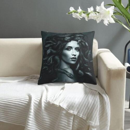 Medusa pillowcase printed cushion cover sofa waist pillow pillow cover