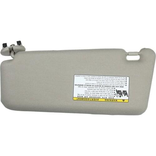Passenger Side Beige Sun Visor for Toyota Camry 2006-2011 Without Sunroof 74310-06750-E0 7431006750E0