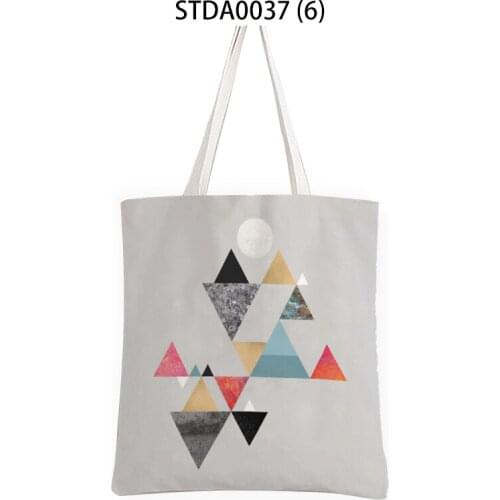 Mountain peak print shoulder bag cartoon new cute Harajuku female handbag girl purse funny bagCanvas Bag Shoulder BagTote Bags