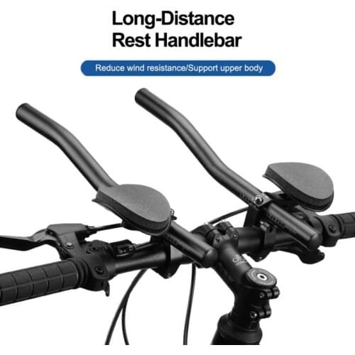 Bicycle Rest Handlebar Clip On Aero Bars Handlebar Extension Triathlon Aerobars Tri Bars Mtb Road Bike Cycling Rest Handlebar