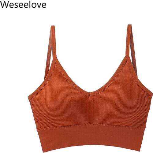 Weseelove Sexy Women Bra Push Up Bralette Lingerie Sexy Beautiful Back Seamless Bra Sports Bra for Slim Girls 2020 New J03-3