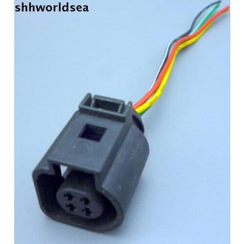 Worldgolden 2/10/50pcs 4p 1.5mm ELECTRICAL PLUG 4B0 973 712 4B0973712 sensor plug plug water temperature of the masses