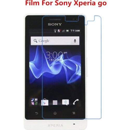 1/2/5/10 Pcs Ultra Thin Clear HD LCD Screen Protector Film With Cleaning Cloth Film For Sony Xperia go/For Sony ST27i