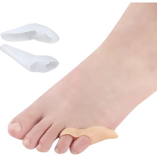 10 Pairs/Lot Male And Female Double Hole SEBS Toe Separator, Soft 2 Ring Correction To Small Toe Separation /Combing Feet